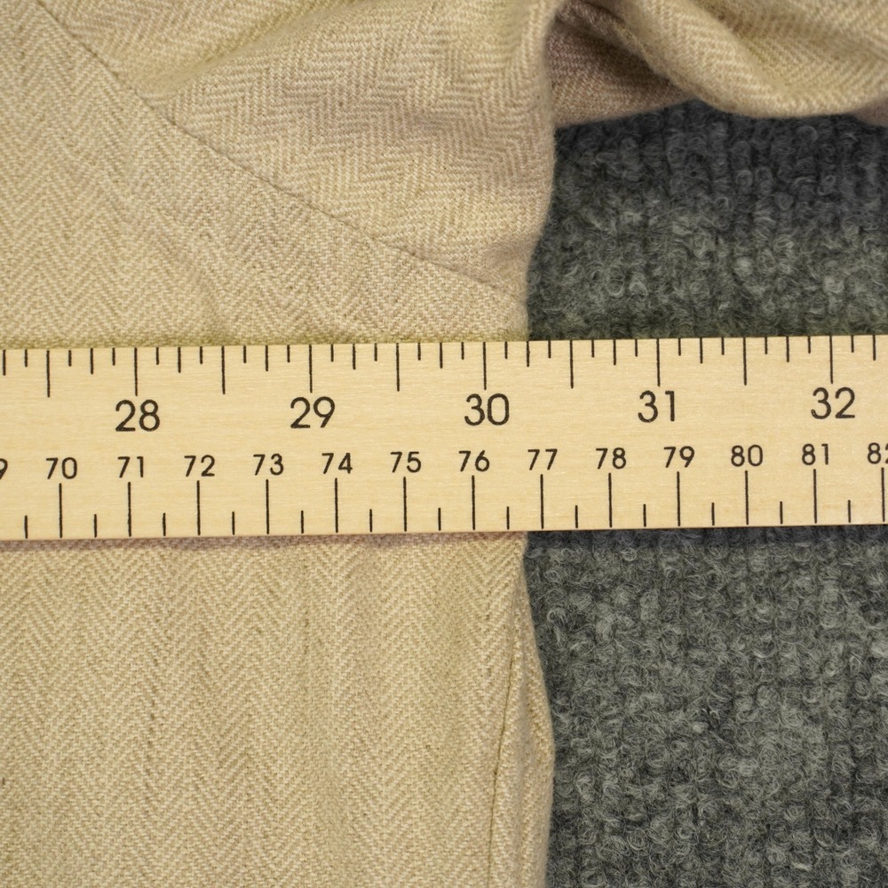 Ralph Lauren Button Down Shirt Mens XXL Tan Herringbone Blake Long Sleeve Pony - Picture 5 of 9